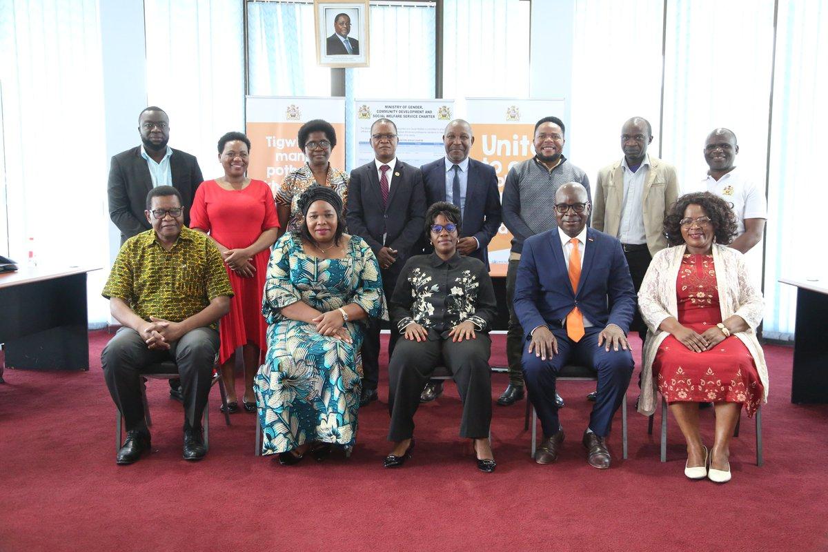 Ministry and World Vision Malawi officials at the signing ceremony