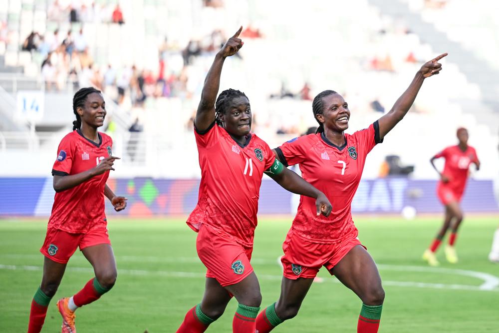 Malawi Scorchers team celebrating